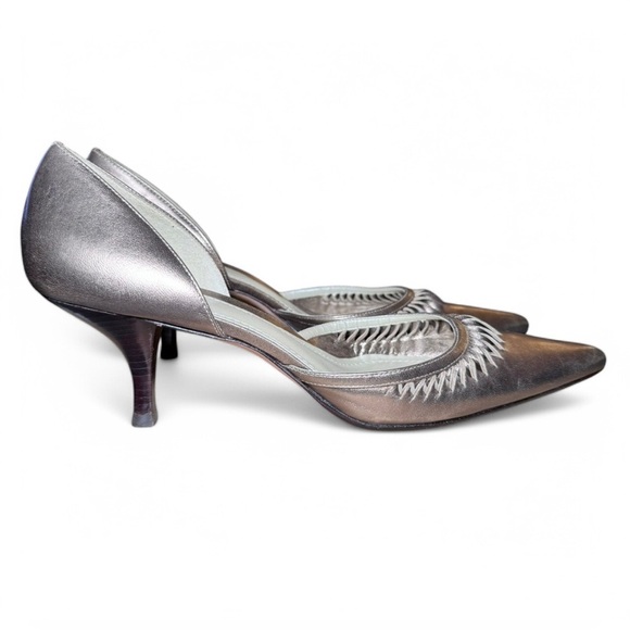 Anne Taylor Bronze Pointed Toe Women's 2.5” Heels - Picture 4 of 8